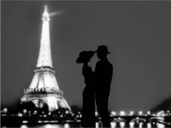 The couple at the Eiffel tower II
