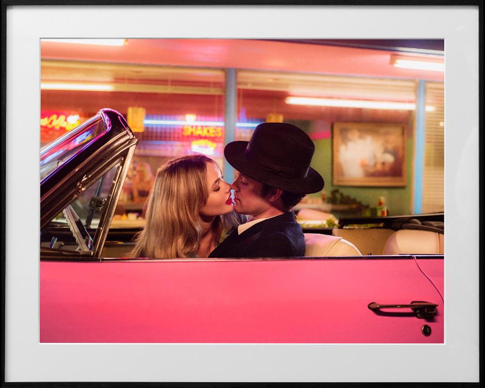 The couple outside the window