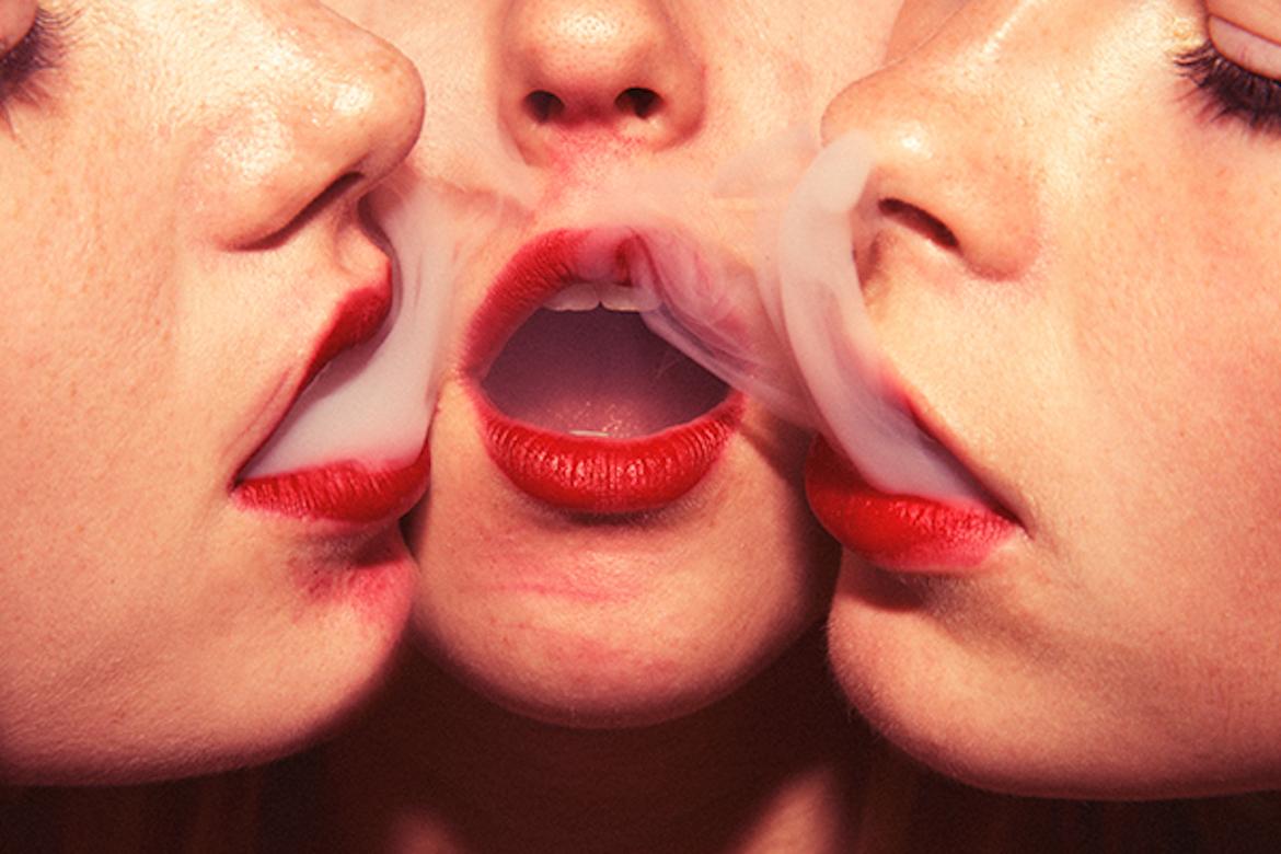 Tyler Shields Portrait Photograph - Three Witches 40" x 60"