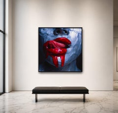 Tongue, 60 x 60 inches (150x150cm) Photograph by Tyler Shields FRAMED