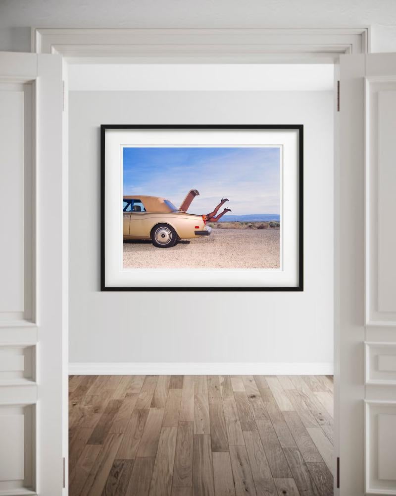 Trunk, Fine Art Photography - Gray Color Photograph by Tyler Shields