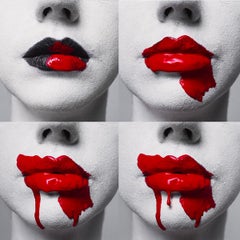 Tyler Shields - 4 Lips, Photography 2019, Printed After
