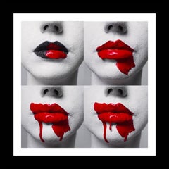 Tyler Shields - 4 Lips, Photography 2019, Printed After