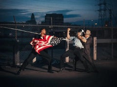 Tyler Shields - American Flag, Photography 2015, Printed After