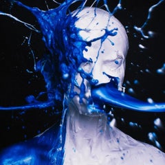 Tyler Shields - Noir et bleu (série PAINT) - Photographie