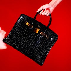 Tyler Shields - Black Birkin (70" x 70")