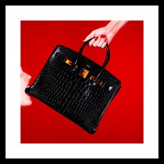 Tyler Shields - Black Birkin, Photography 2021, Printed After