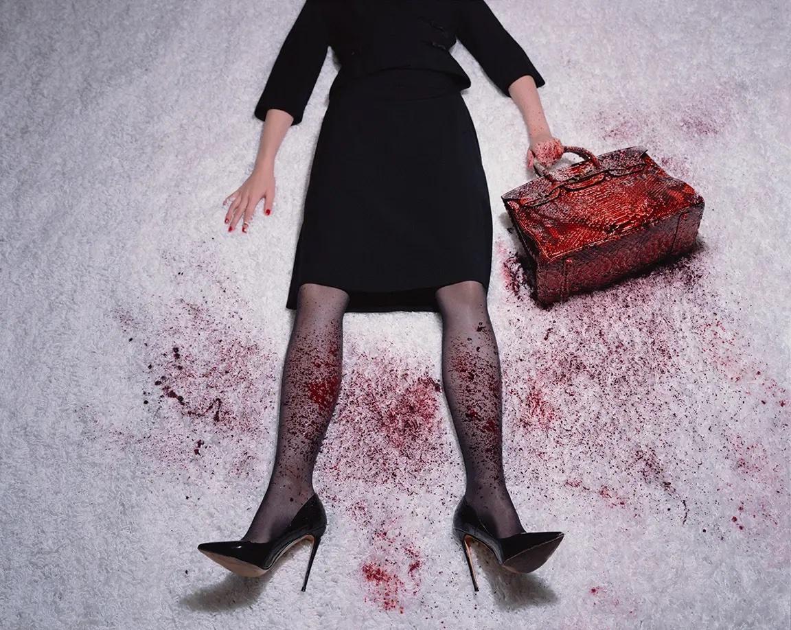 Tyler Shields - Bloody Birkin, Photography 2018, Printed After