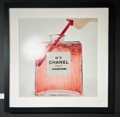 Tyler Shields - Champagne Chanel, Fotografia 2016, Stampa dopo