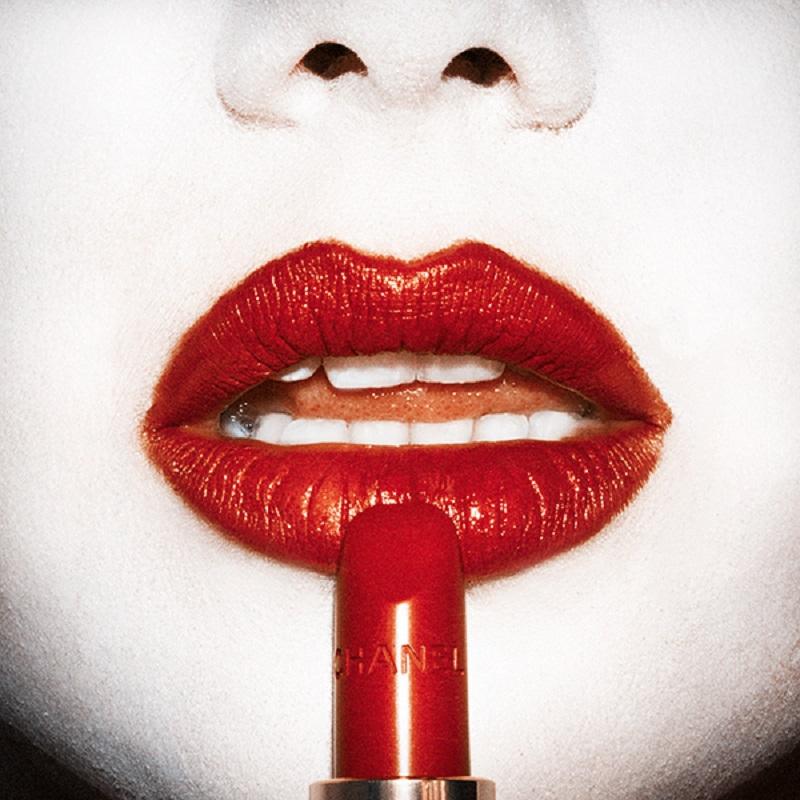 Tyler Shields - Chanel Lips, Photography 2015, Printed After