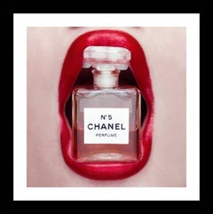 Tyler Shields - Chanel Mouth I, photographie de 2016, imprimée d'après