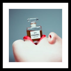 Tyler Shields - Chanel Mouth II, Photography 2016, Printed After