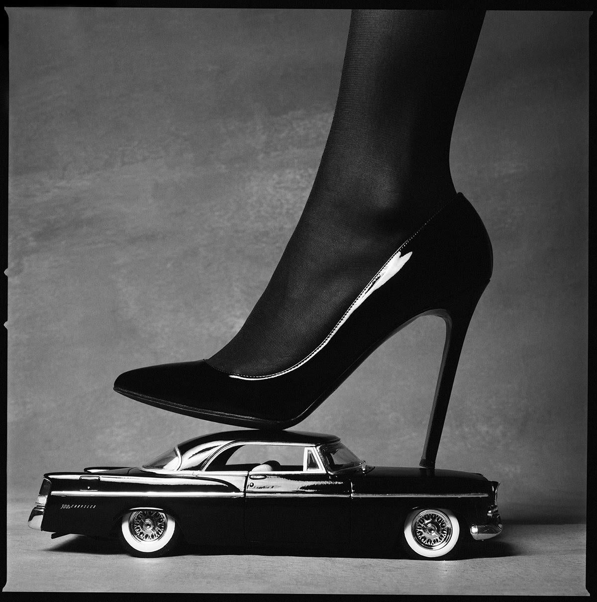 Tyler Shields - Chevy High Heel, Photography 2022, Printed After