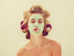 Tyler Shields - Máscara de arcilla, Fotografía 2014, Impresión posterior