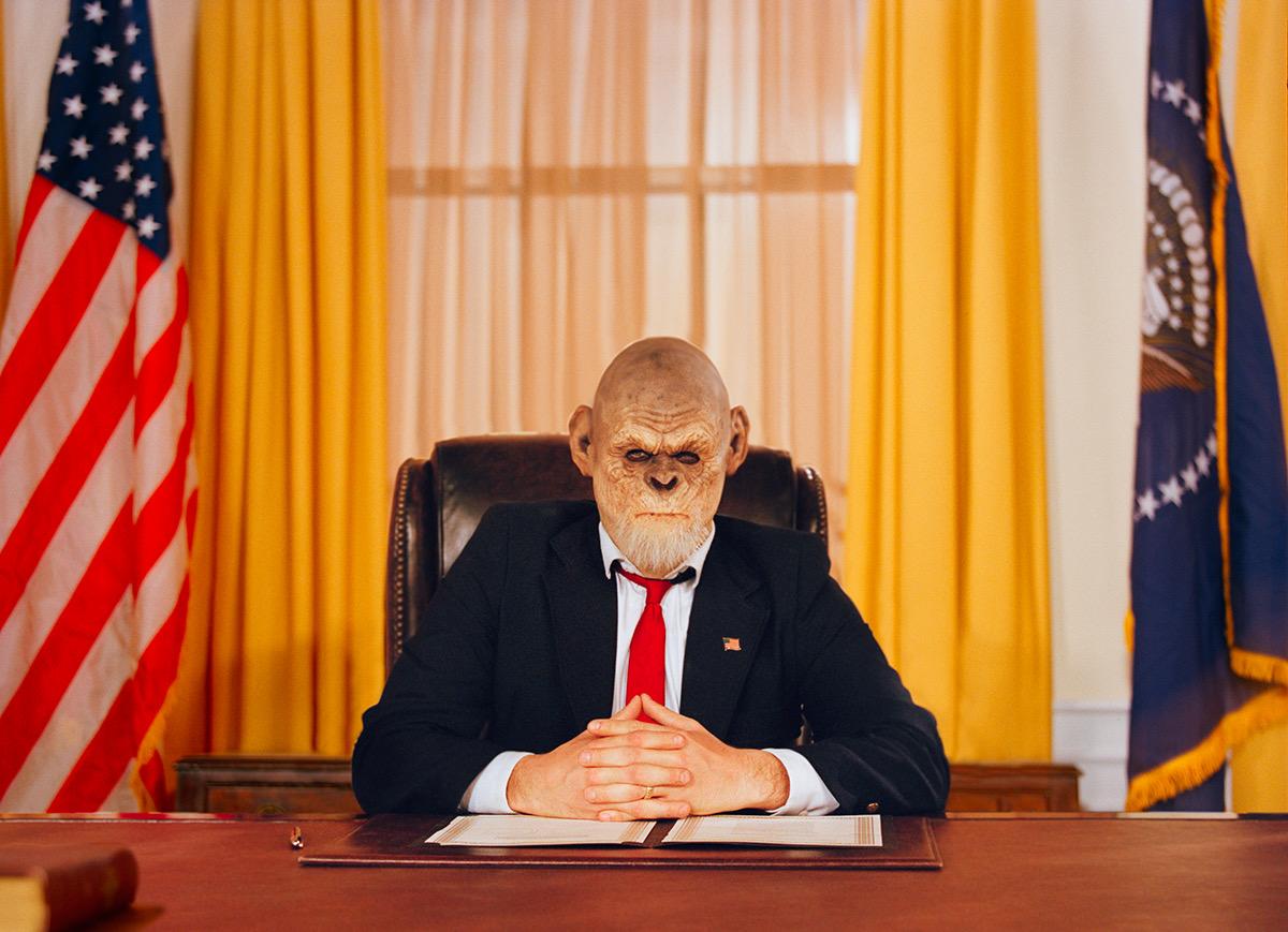 Tyler Shields - Commander and Chief, Photography 2020, Printed After