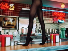 Tyler Shields - Diner High Heels, Fotografia 2025, Stampa Dopo