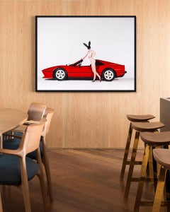 Tyler Shields - Ferrari Bunny - Signed Photograph