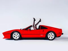 Tyler Shields - Ferrari Legs, Photography 2022, Printed After