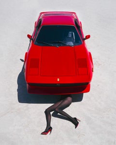 Tyler Shields - Ferrari Mechanic, Photography 2022, Printed After