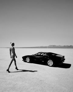 Tyler Shields - Ferrari Salt Flats, Photography 2022, Printed After