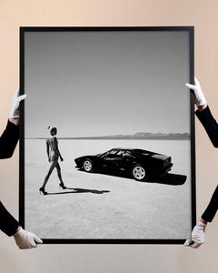 Tyler Shields - Ferrari Salt Flats - Signed Photograph