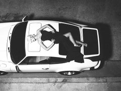 Tyler Shields - Girl on the Porsche, Photography 2024, Printed After
