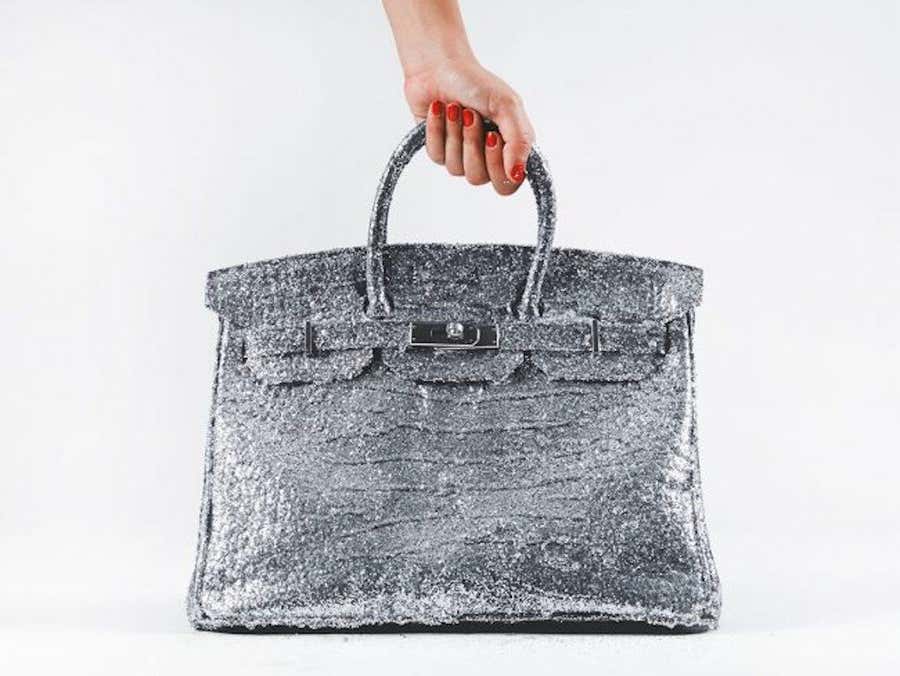 Tyler Shields - Glitter Birkin, Photography 2018, Printed After