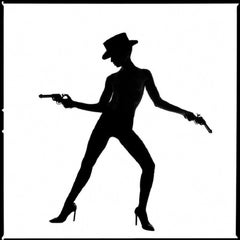 Tyler Shields - Gunslinger Silhouette, Photography 2020, Printed After