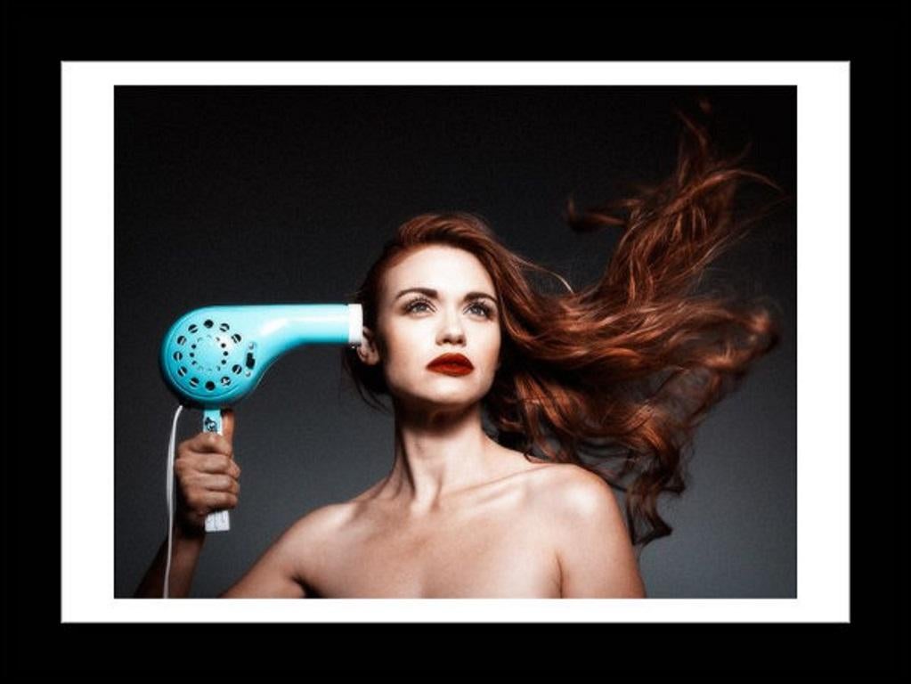 Tyler Shields - Hair Dryer 1965, Photography 2015, Printed After For Sale 1