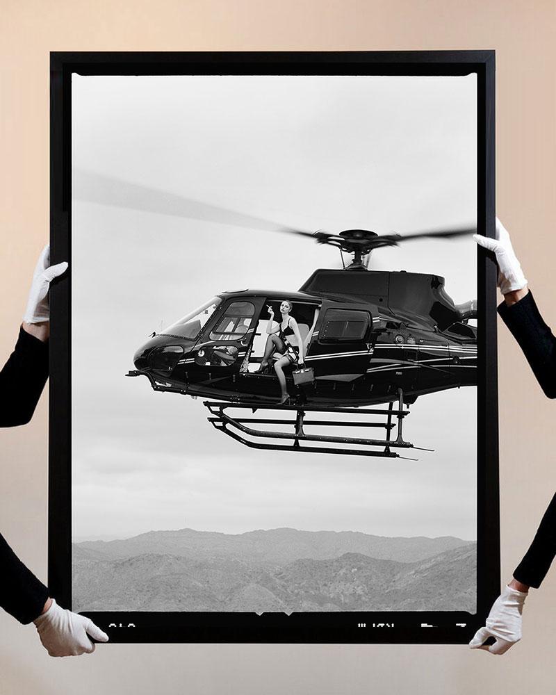 Tyler Shields - Helicopter IV - Signed Photograph For Sale 1