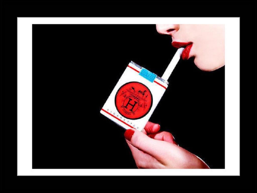 Tyler Shields - Hermes-Zigaretten, Fotografie 2015, Nachgedruckt 1