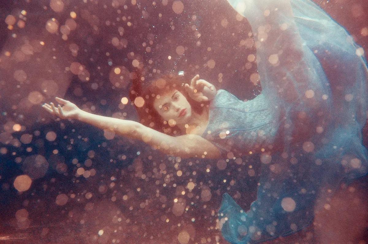 Series: Submerged
Chromogenic Print on Kodak Endura Luster Paper
All available sizes and editions:
20" x 30"
40" x 60"
63" x 84"
Editions of 3 + 2 Artist Proofs

Tyler Shields is a photographer, film director, and writer, best known for his images