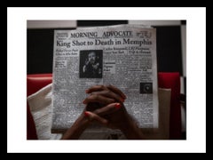 Tyler Shields - King Shot to Death in Memphis, Photography 2015, Printed After