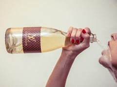 Tyler Shields, 'Louis Vuitton Champagne'