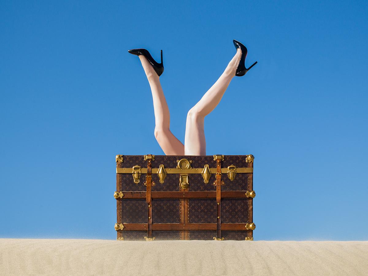 Tyler Shields - Piernas Louis Vuitton, Fotografía 2016, Impresión posterior