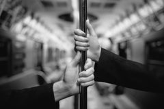 Tyler Shields - Love on a train, Photography 2025, Printed After