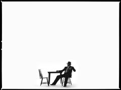 Tyler Shields - Man Silhoette, Photography 2024, Printed After
