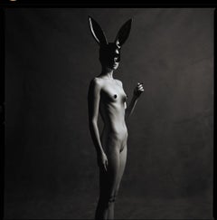 Tyler Shields - Monochrome Bunny, Photography 2021, Printed After