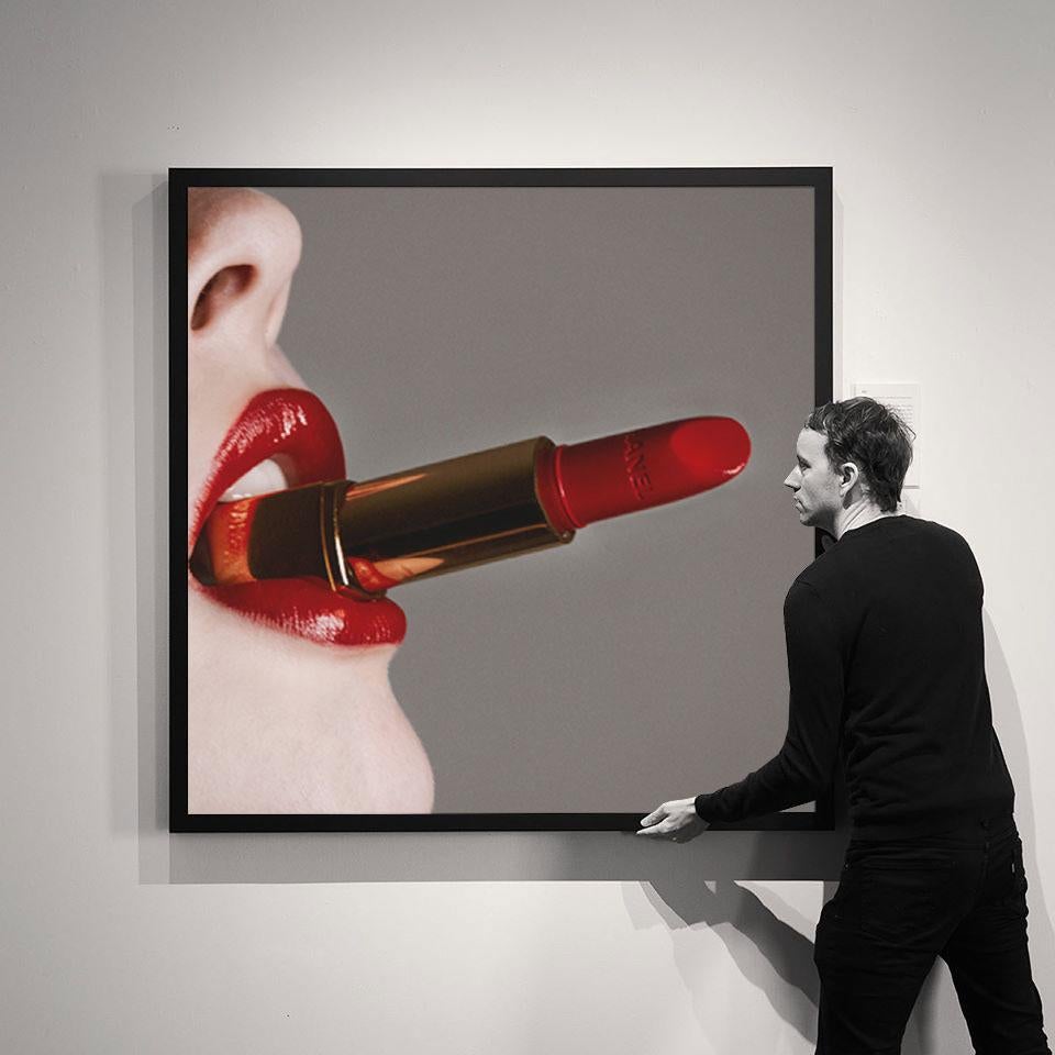 Tyler Shields - Mouth (60x60inches) For Sale 1