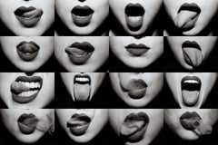 Tyler Shields - Mouths B&W, Photography 2020, Printed After
