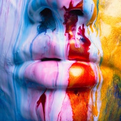 Tyler Shields - Bocca multicolore, Fotografia 2024, Stampa dopo