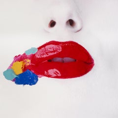 Tyler Shields - Pantone Lips, Photography 2020, Printed After