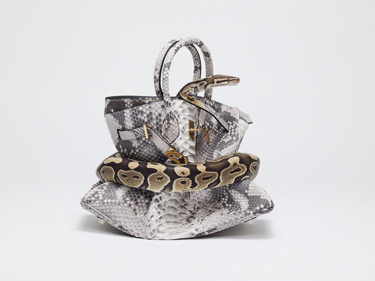 Tyler Shields - Python Birkin II, Photography 2016, Printed After