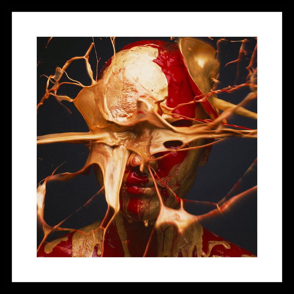 Tyler Shields - Rojo y Oro, Fotografía 2019, Impreso Después en venta 1