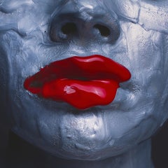 Tyler Shields, 'Red Lips' 2018 (dye transfer)