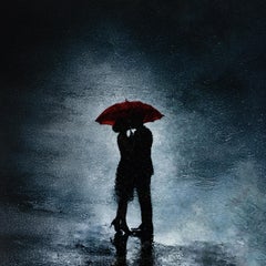 Tyler Shields - Roter Regenschirm, Fotografie 2026, gedruckt nach