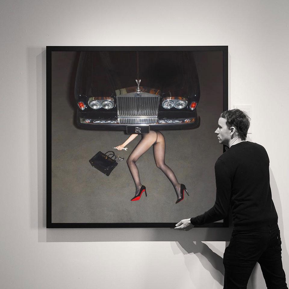Tyler Shields - Roadside Assistance (60x60 Zoll) im Angebot 1