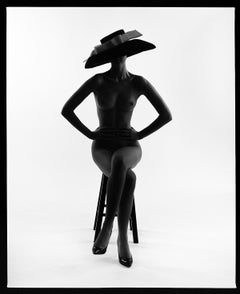 Tyler Shields - Sitting Silhouette, Photography 2024, Printed After