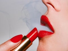 Tyler Shields - Smoke and Lipstick, Photography 2024, Printed After