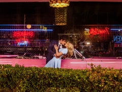 Tyler Shields - The Couple Outside the Diner, Photography 2025, Printed After